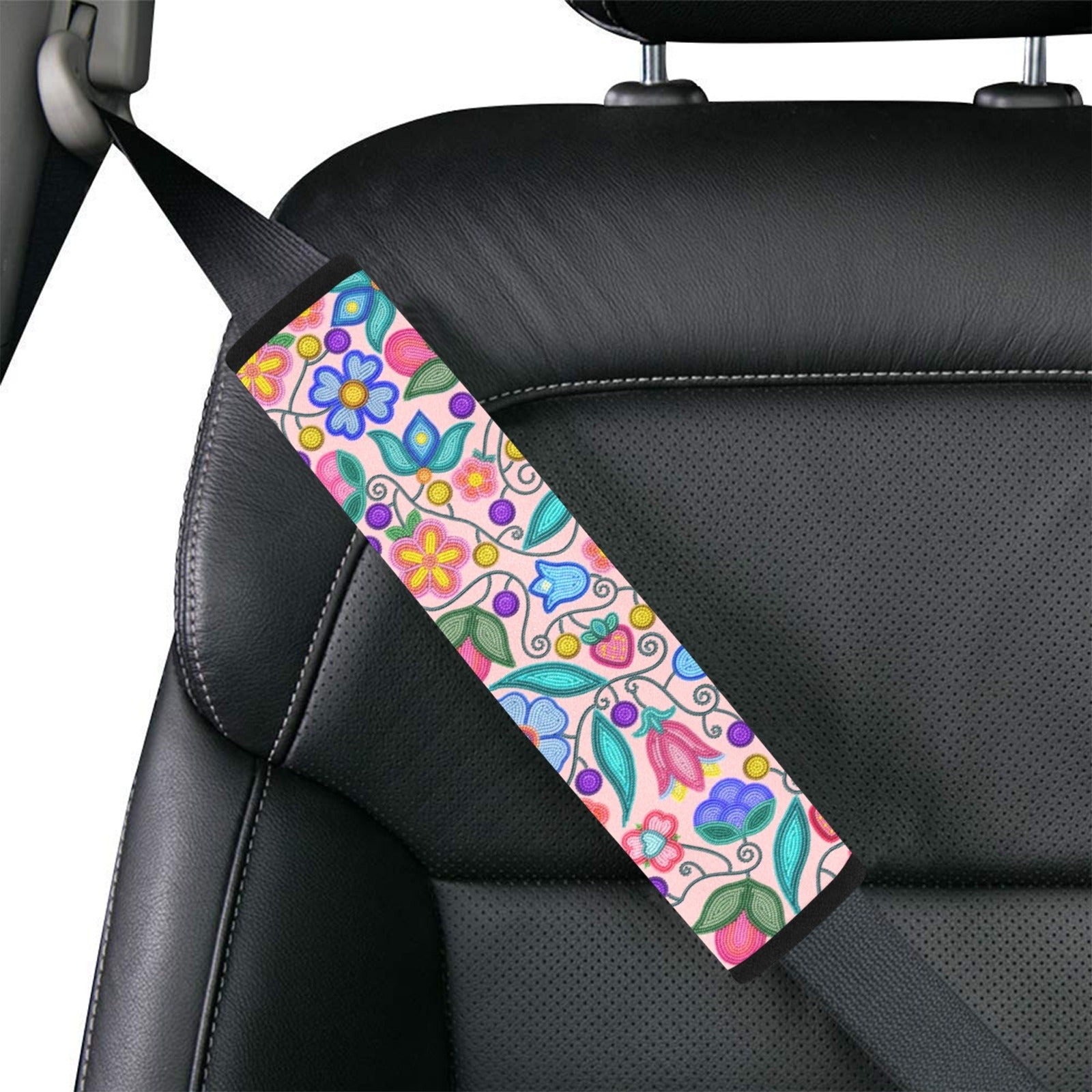 Sweet Offering Pink Car Seat Belt Cover 7''x12.6'' (Pack of 2)