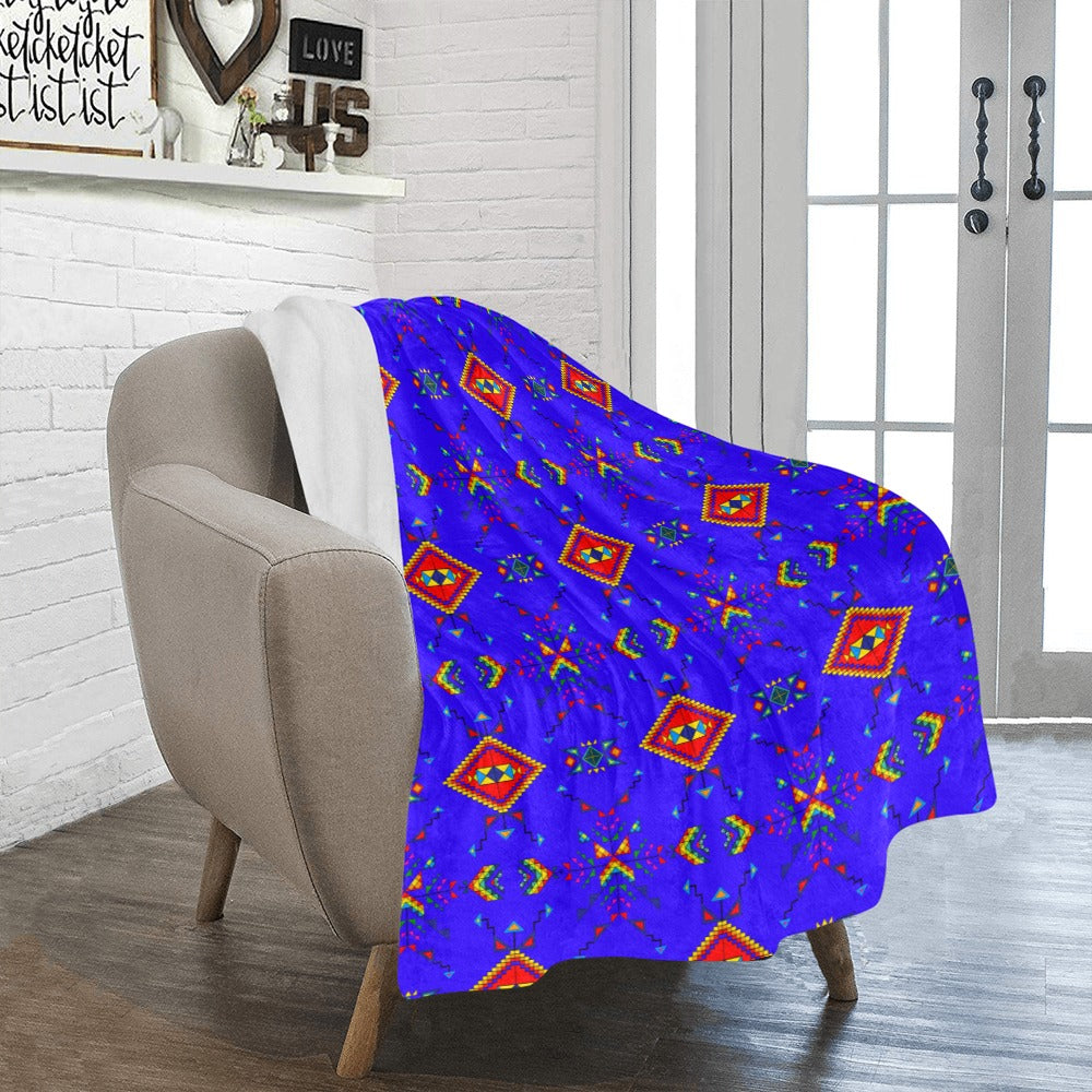Buffalo Jump Blue Ultra-Soft Micro Fleece Blanket 40"x50"