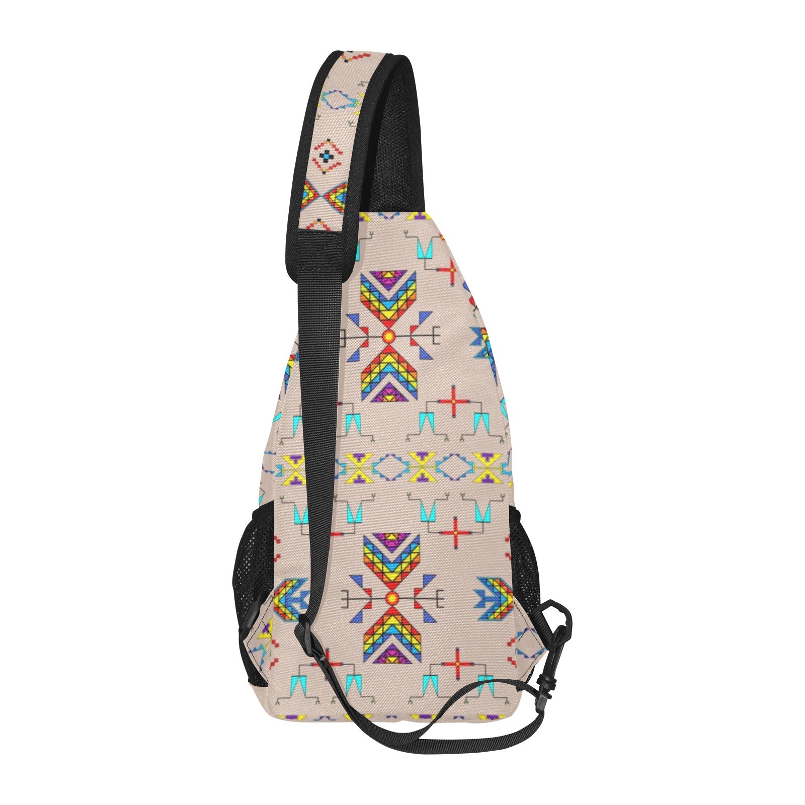 Rainy Chief Rainbow Taupe Chest Bag