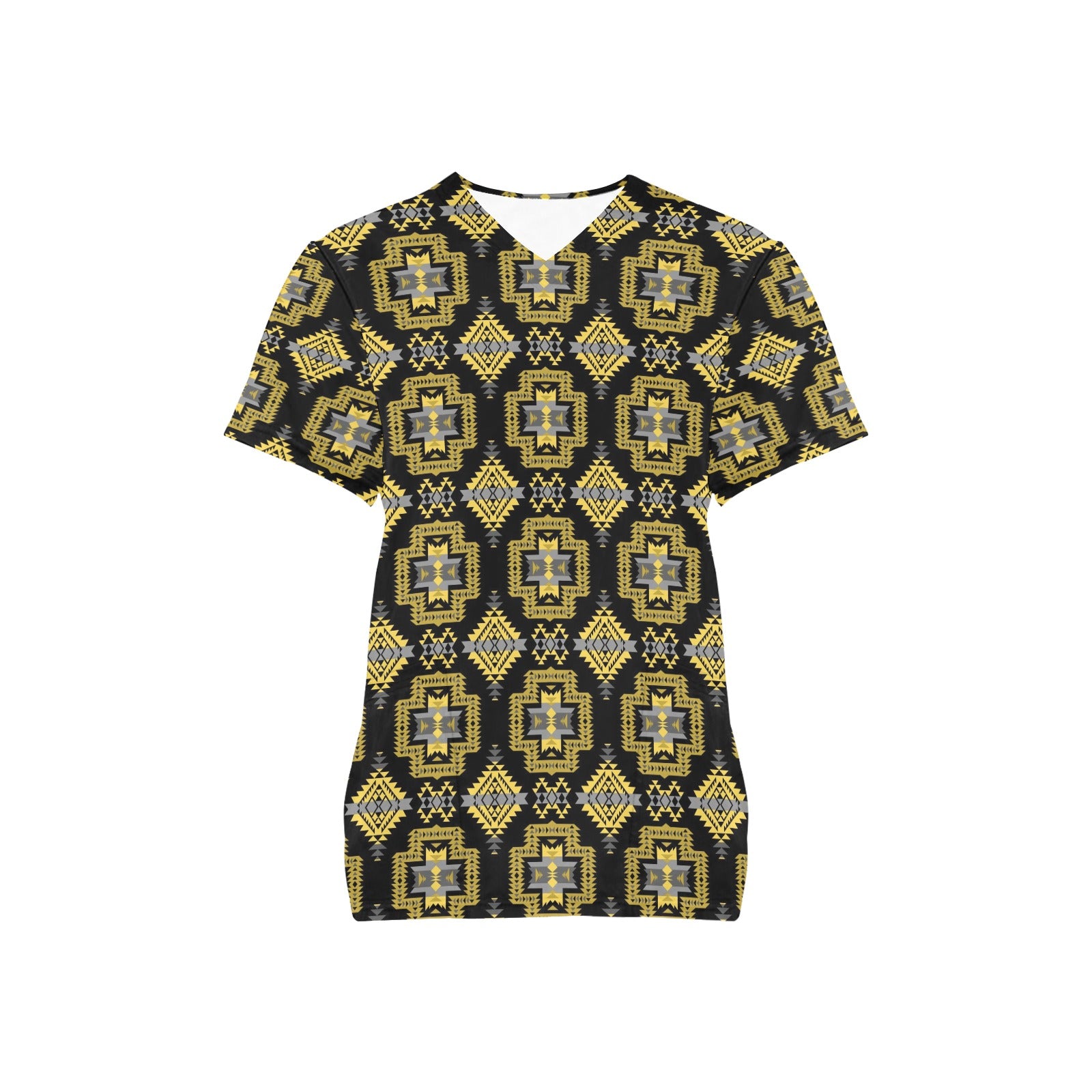 Pretty Blanket Yellow Ocre Scrub Top