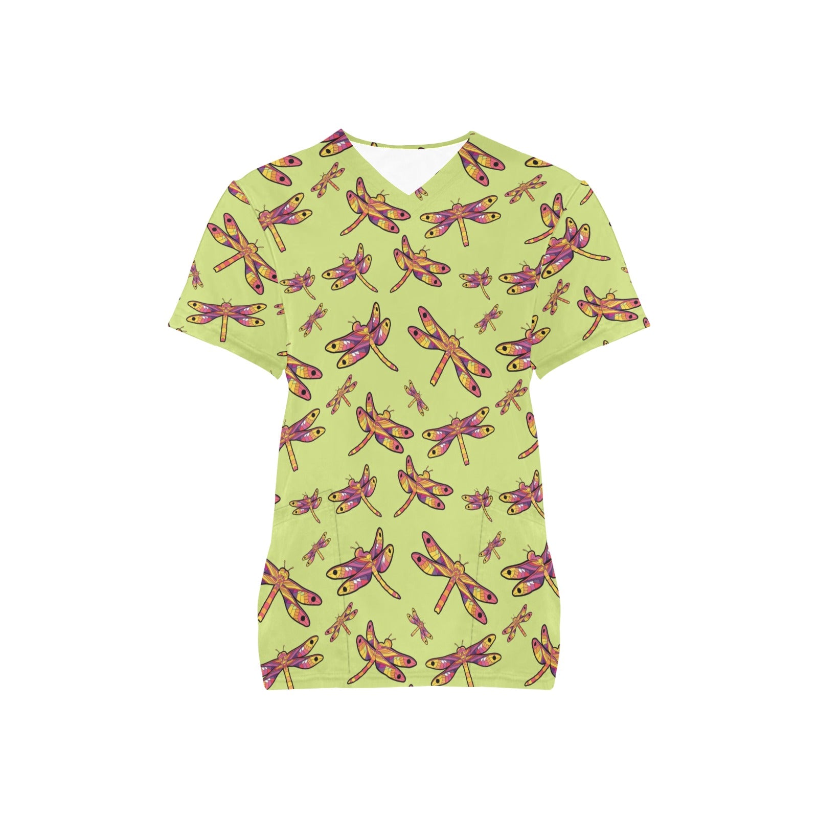Gathering Lime Scrub Top