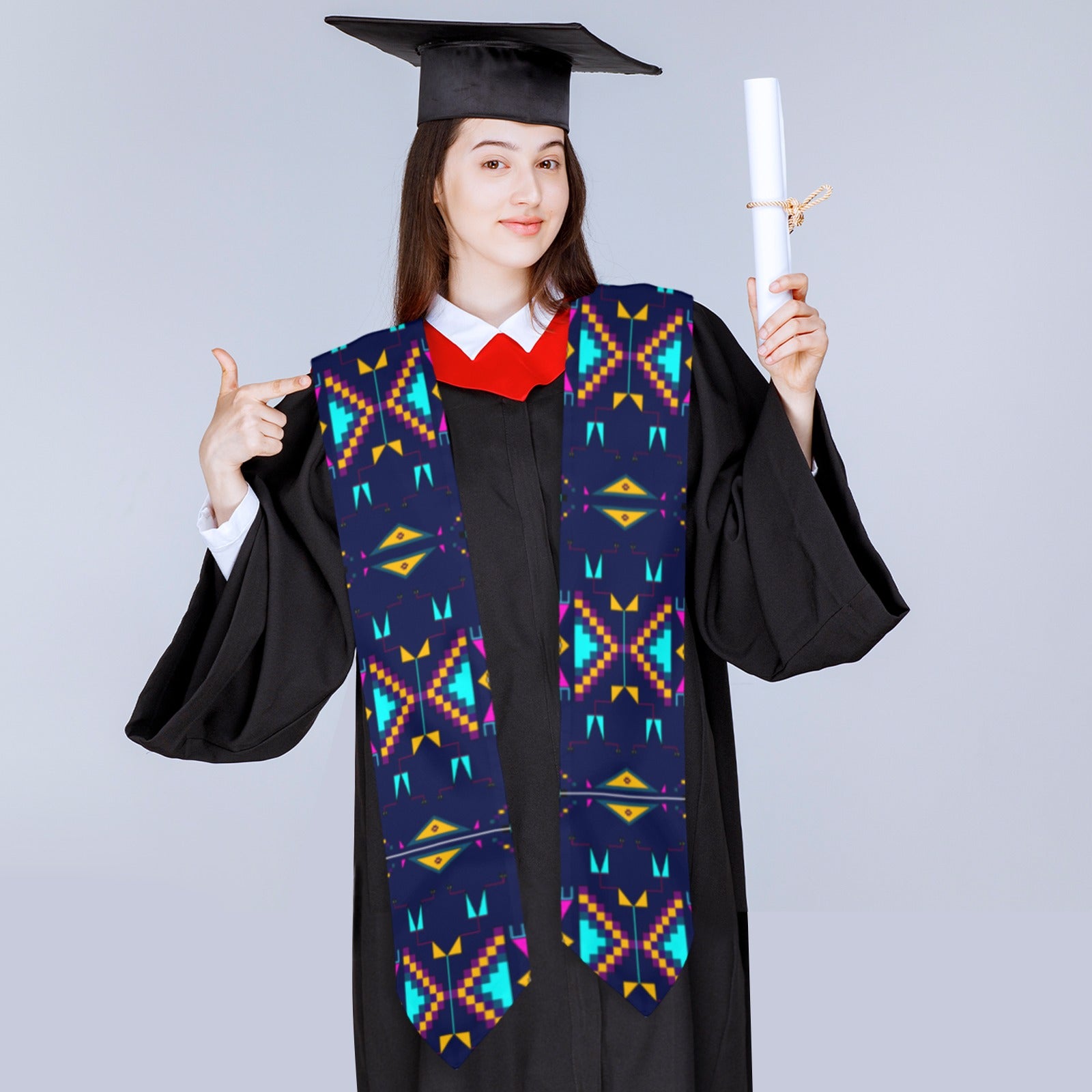 Rite of Passage Prairie Night Graduation Stole