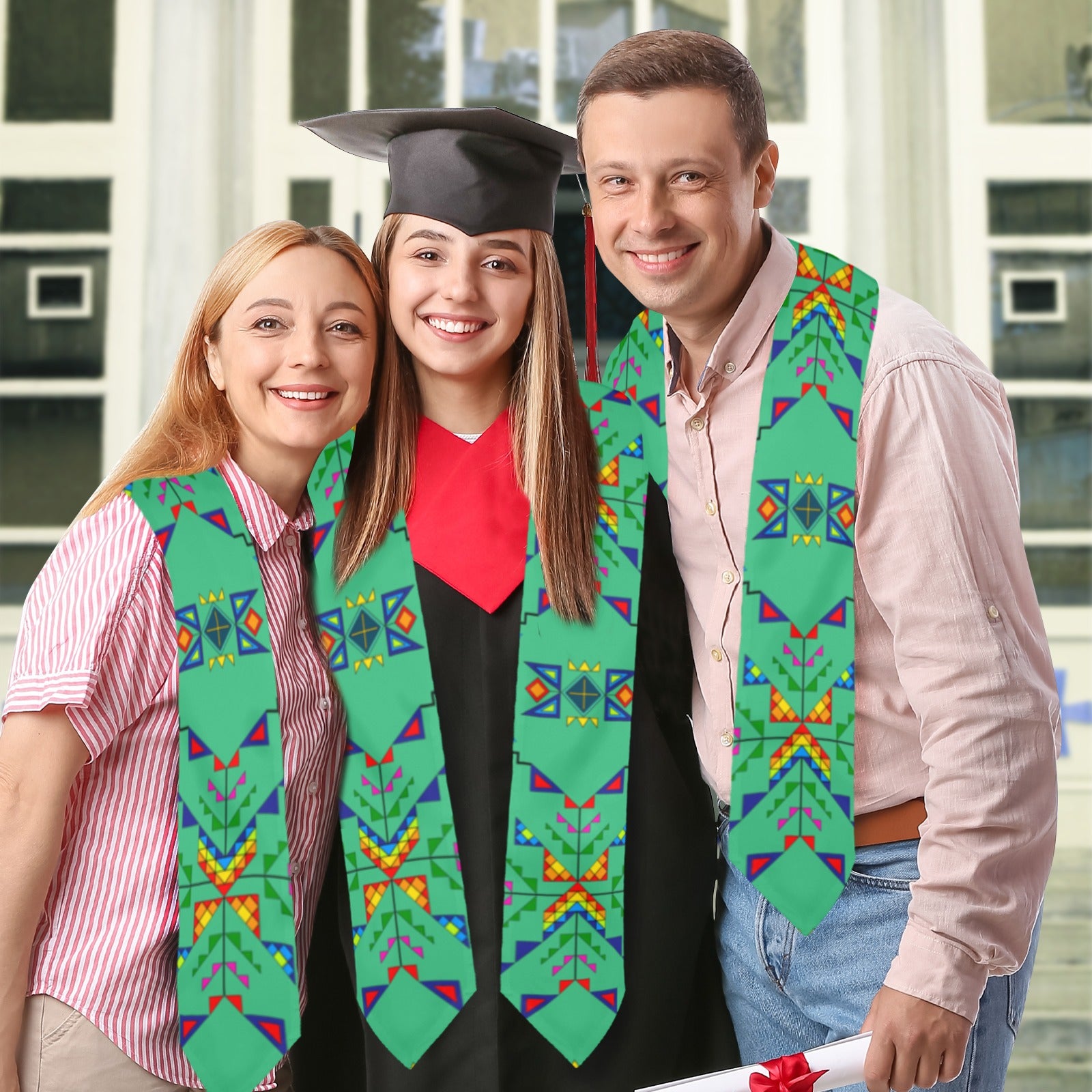 Buffalo Jump Sage Graduation Stole
