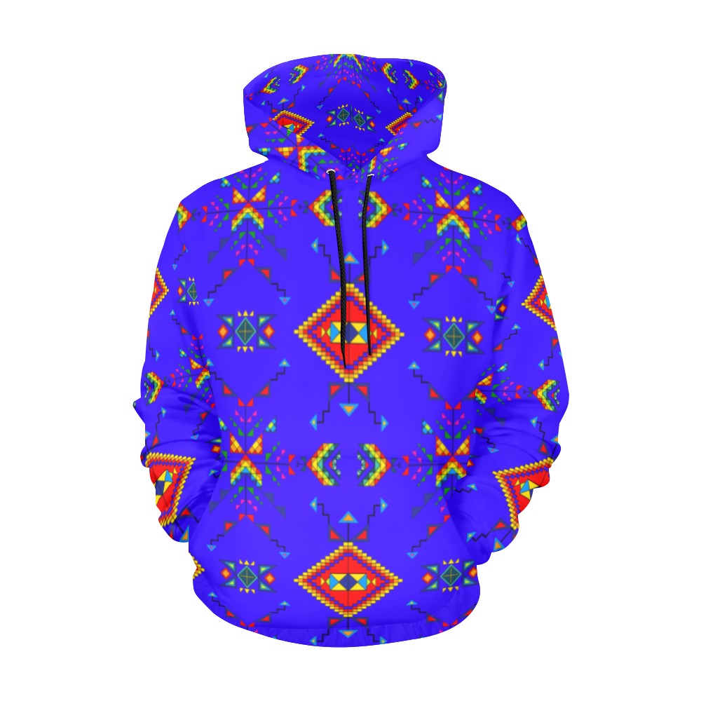 Buffalo Jump Blue Hoodie for Men (USA Size)