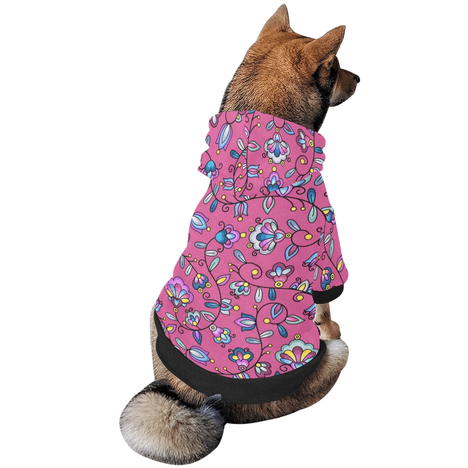 Autumn Bundle Blessing Pink Pet Dog Hoodie