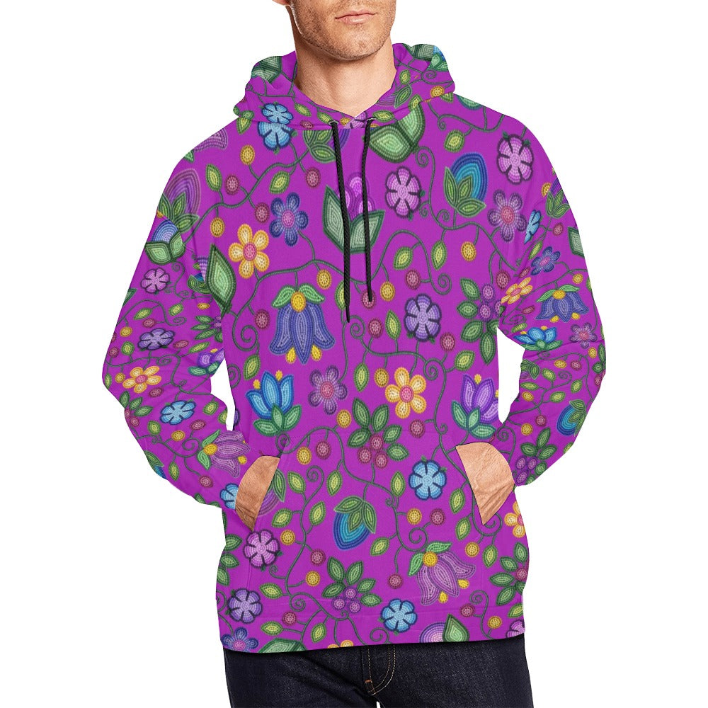 Bloom Uplift Purple Hoodie for Men (USA Size)