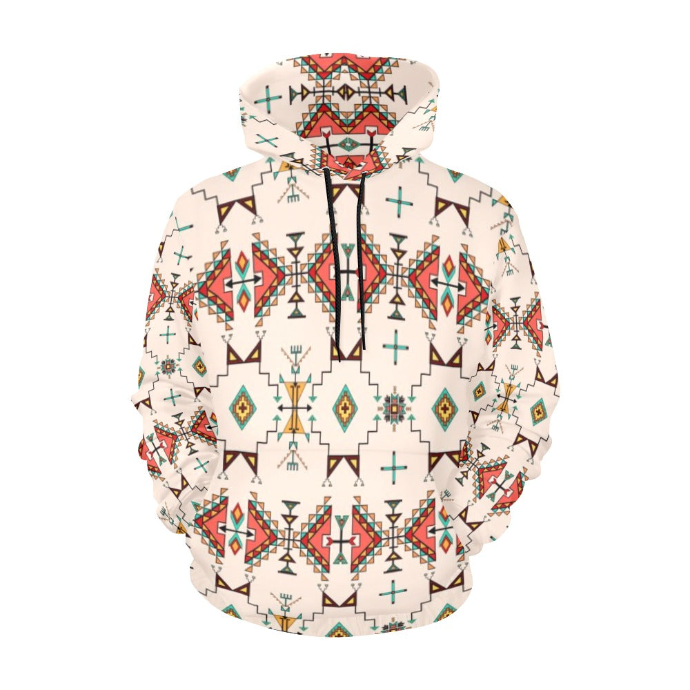 Thunder Flight Cream Hoodie for Women (USA Size)