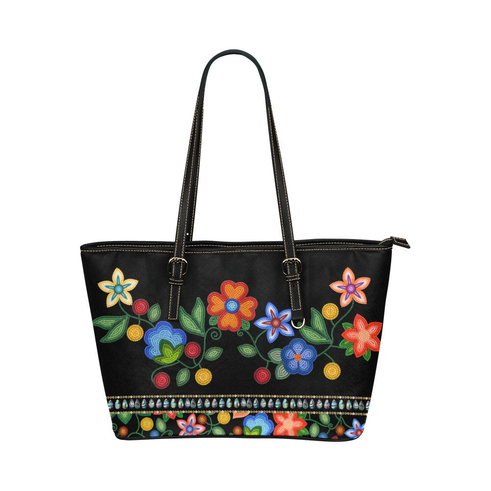 Morning Harmony Leather Tote Bag/Large