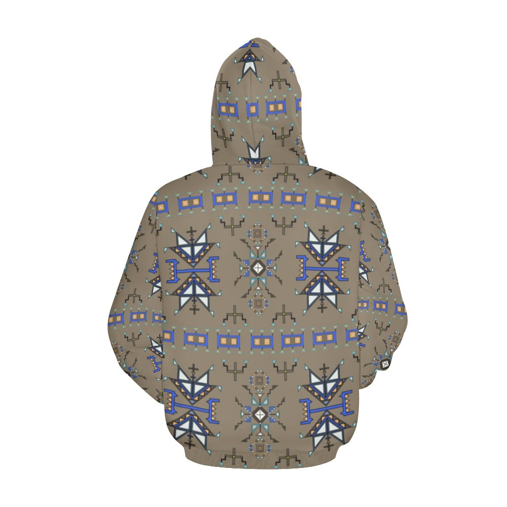 Eagle Strike Brown Hoodie for Women (USA Size)