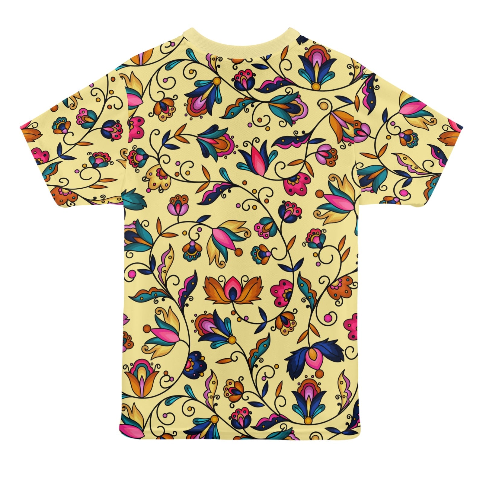 Copper Prairie Petals Yellow T-shirt for Women