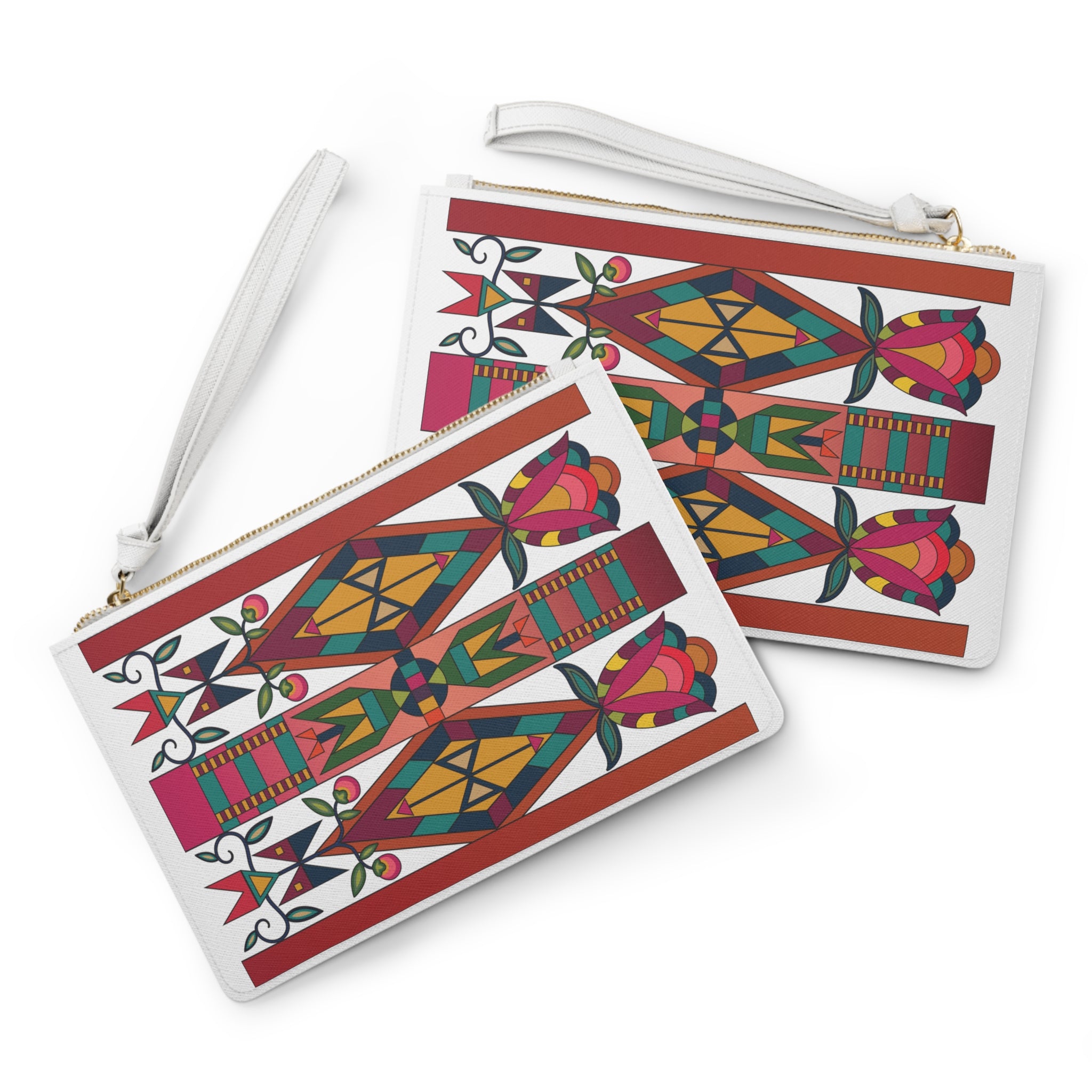 Spirit Journey Geometric Element Clutch Bag