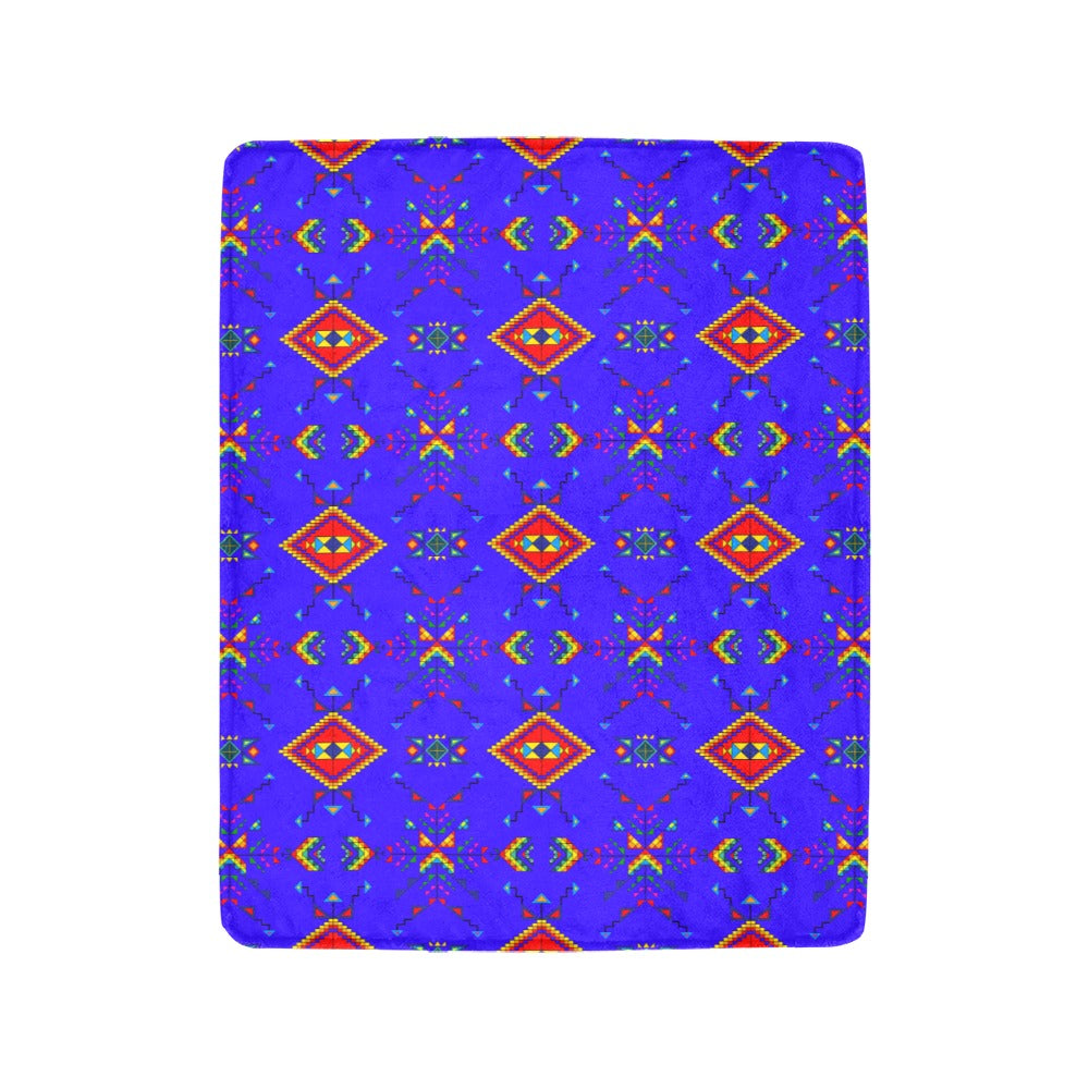 Buffalo Jump Blue Ultra-Soft Micro Fleece Blanket 40"x50"