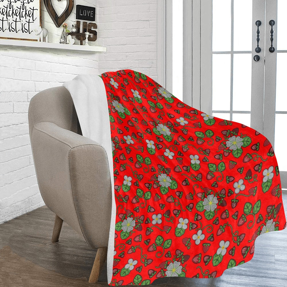 Strawberry Dreams Fire Ultra-Soft Micro Fleece Blanket 60"x80"