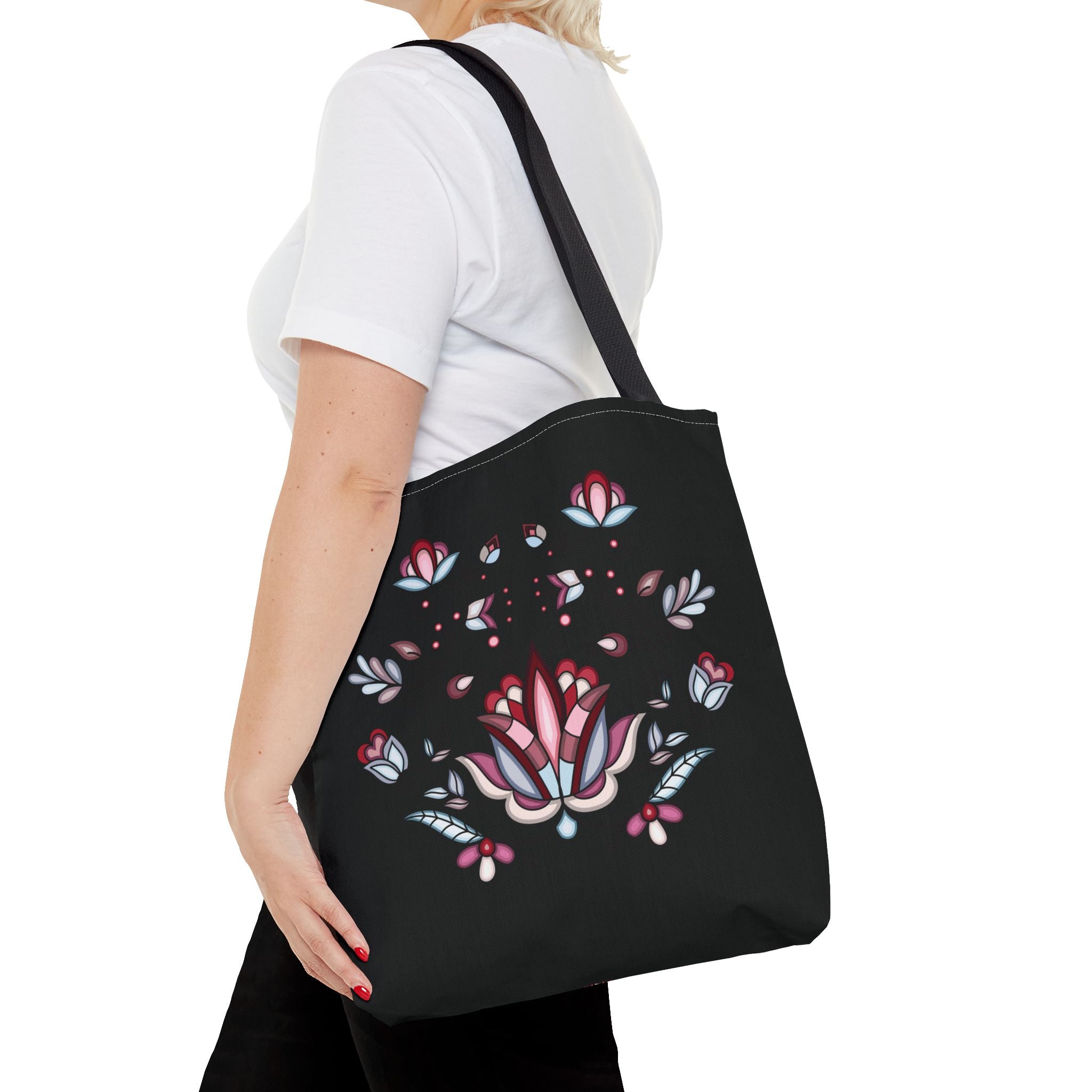 Winter Roseblush Tote Bag