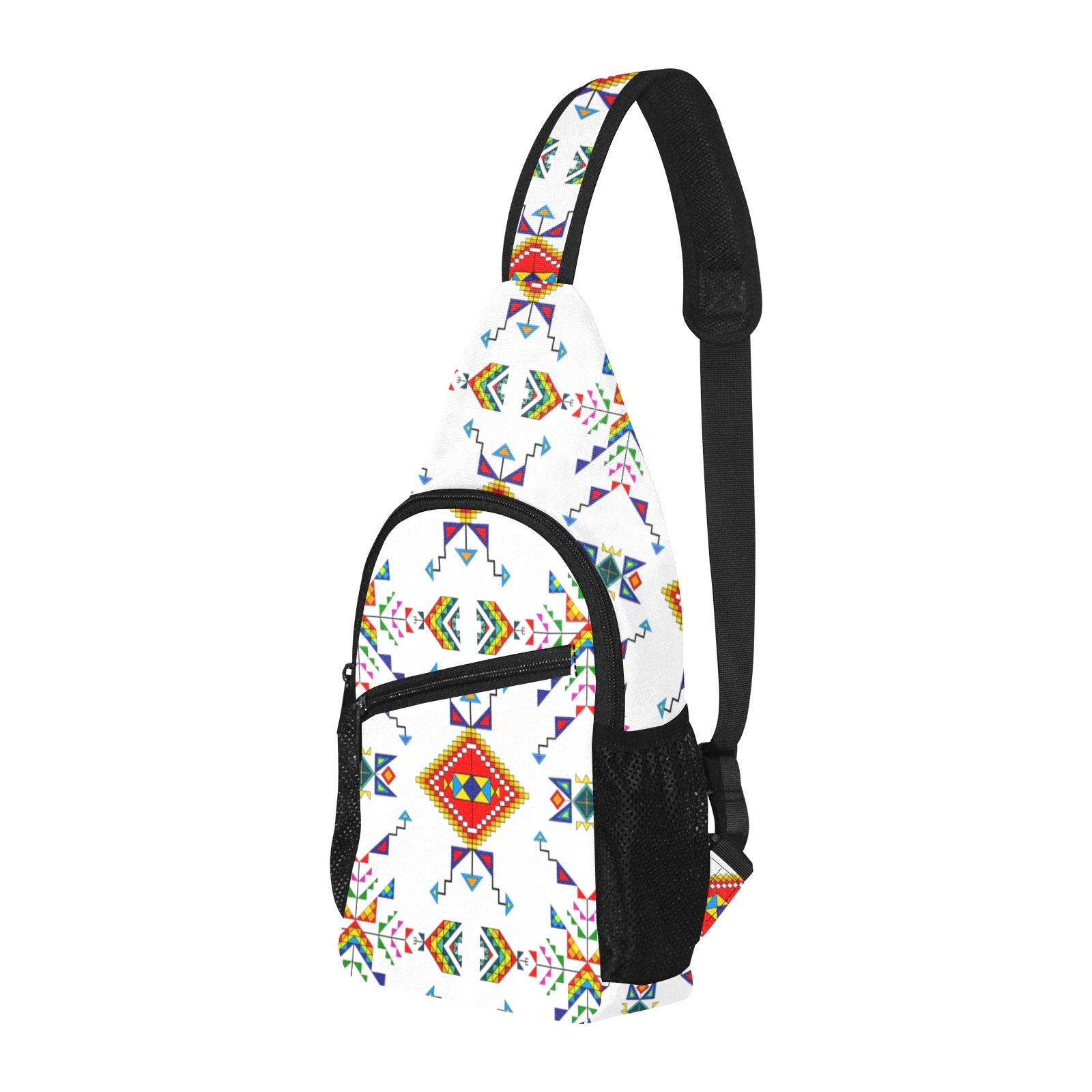 Buffalo Jump White Chest Bag