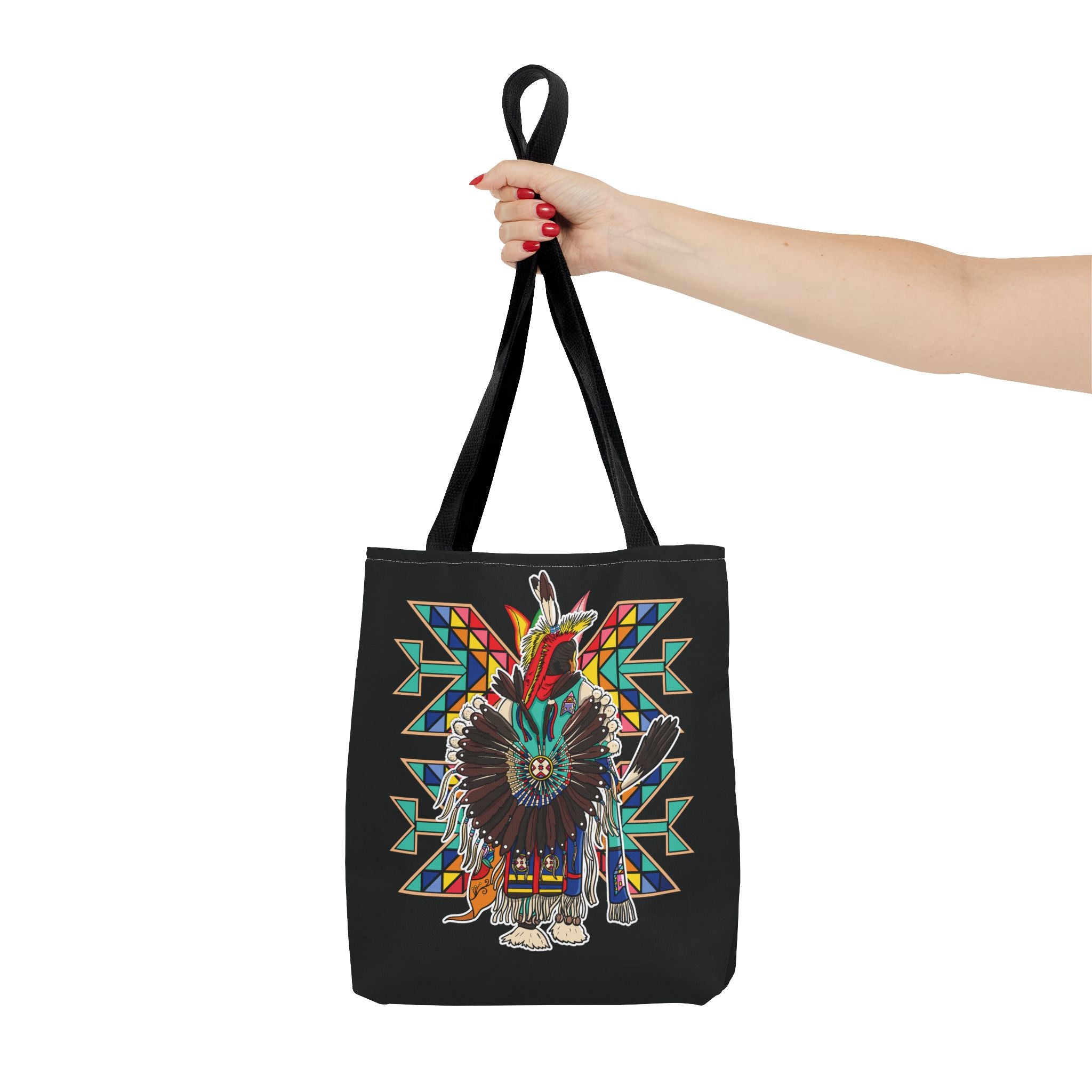 Traditional Powwow Man Dancer 4 Tote Bag