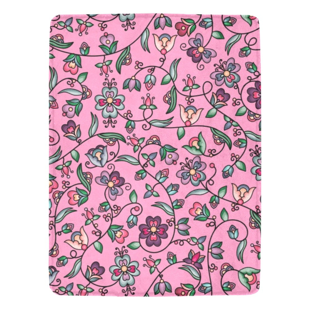 Amber Evening Garland Pink Ultra-Soft Micro Fleece Blanket 60"x80"
