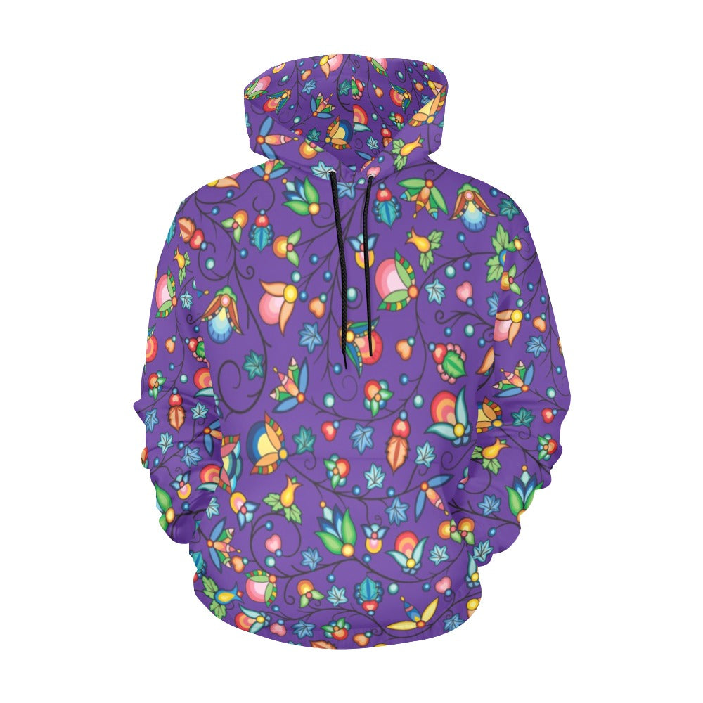 Prairie Plains Spirit Midnight Purple Hoodie for Men (USA Size)