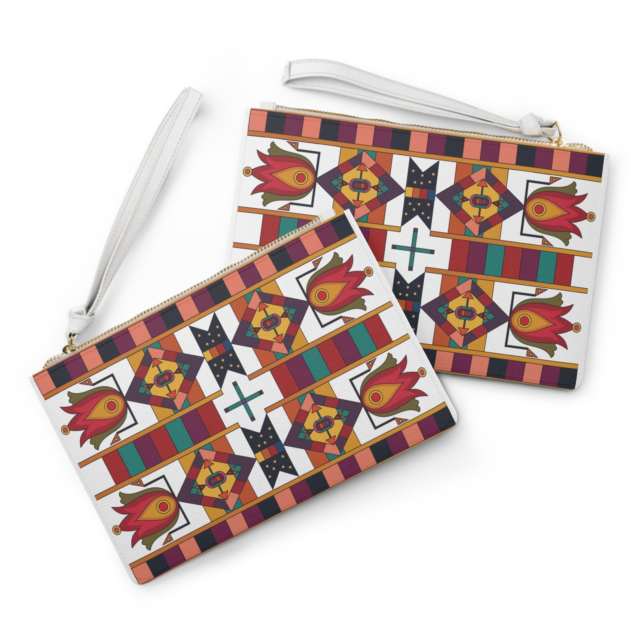 Flames of Heritage Clutch Bag