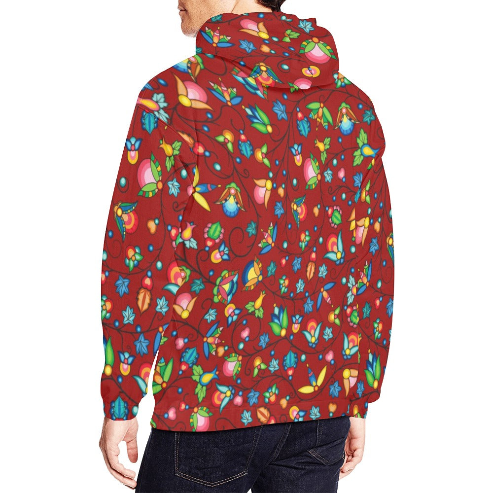 Prairie Plains Spirit Red Hoodie for Men (USA Size)