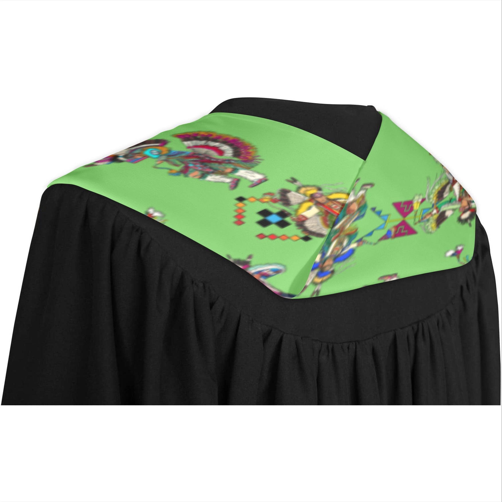 Men's Fancy Dancers Grass Graduation Stole