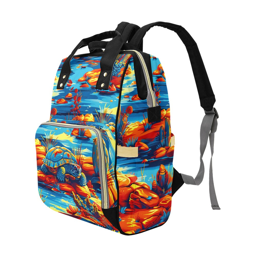 Turtle Power Multi-Function Diaper Backpack/Diaper Bag