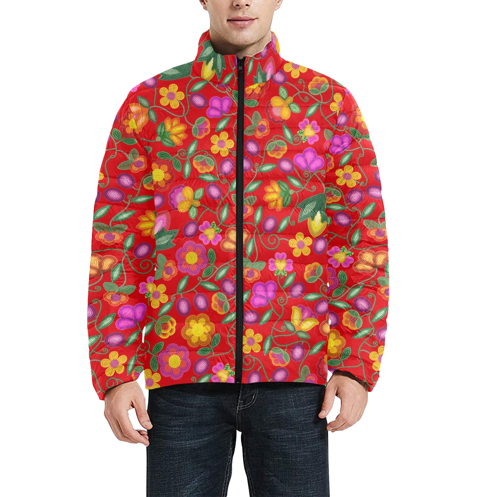 Boreal Bounty Red Men's Padded Jacket
