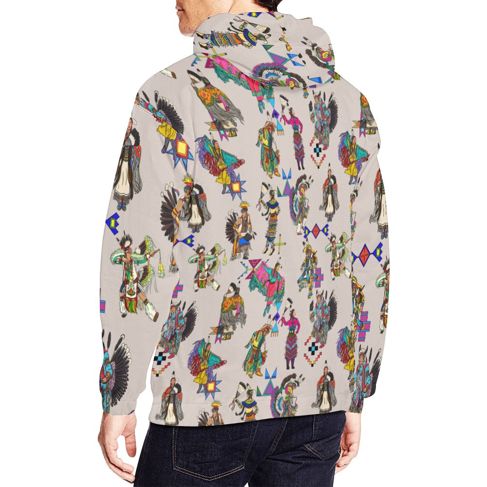 Grand Entry Dancers Muslin Hoodie for Men (USA Size)