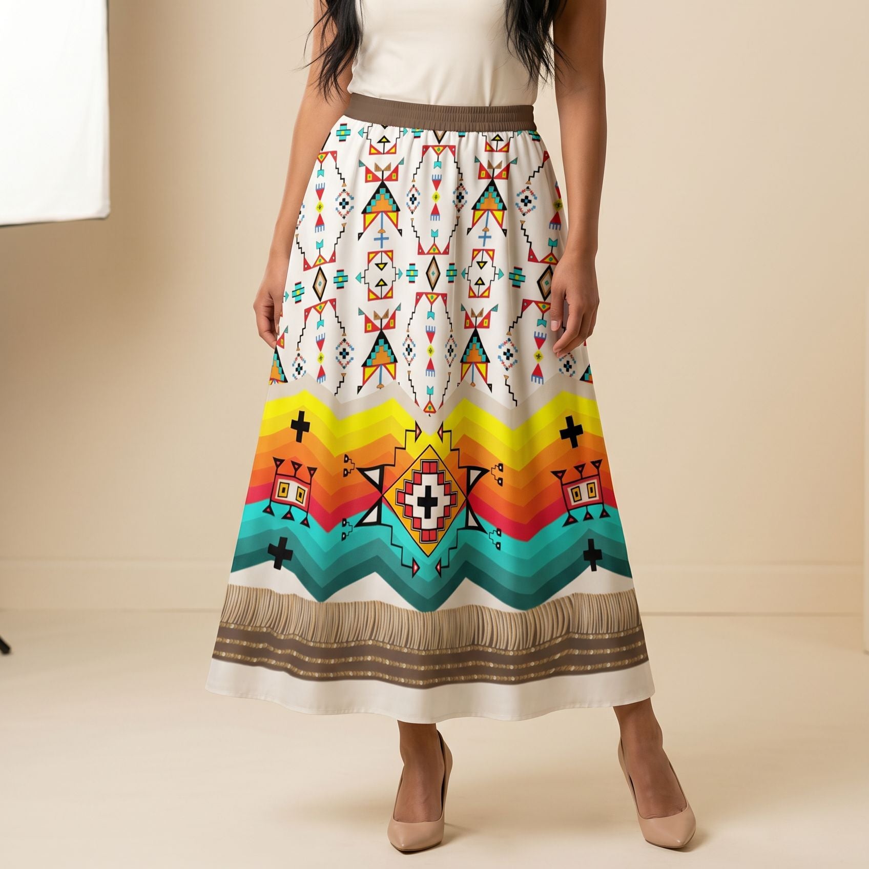 Sentinel of the Plains White 1 Skirt