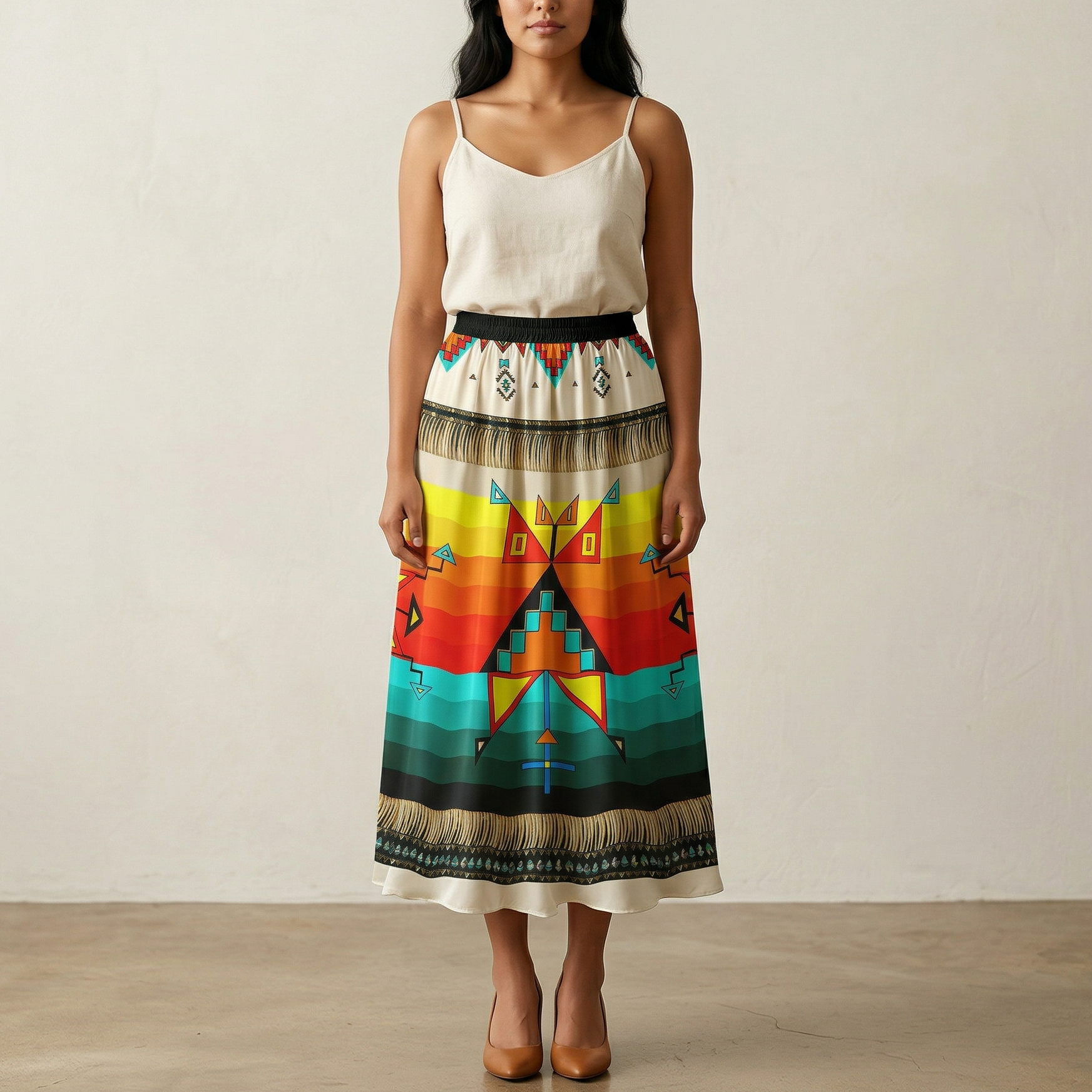 Sentinel of the Plains White 2 Skirt