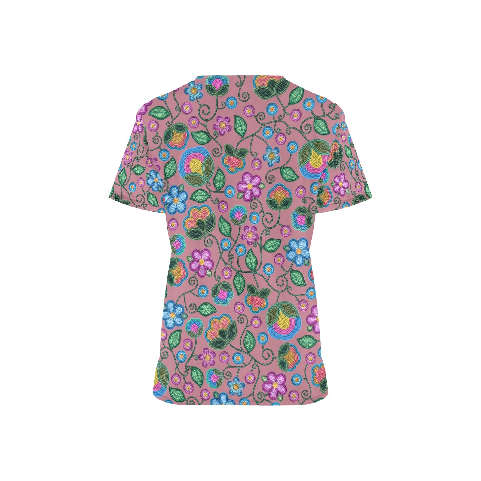 Turquoise Sunbeam Peach Scrub Top