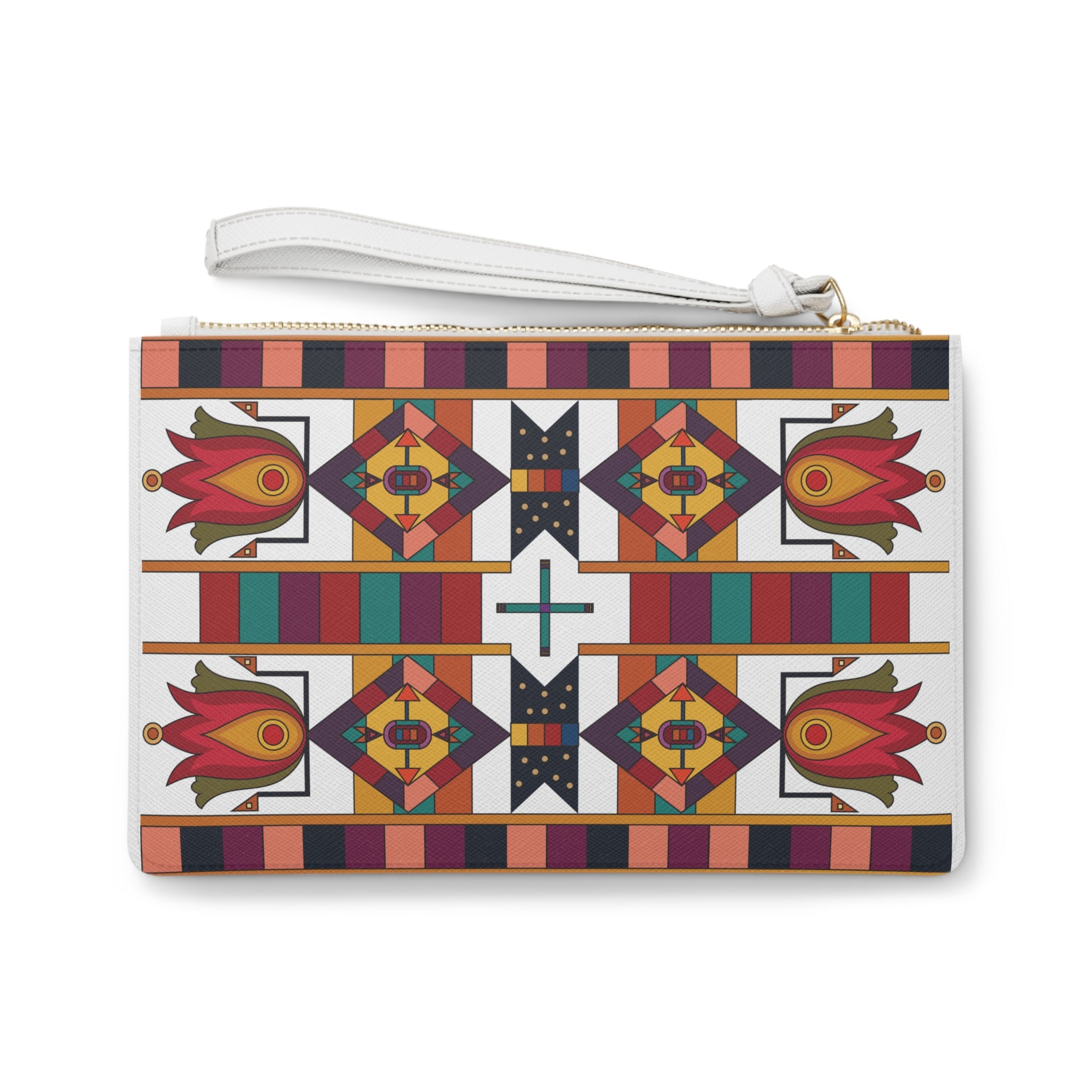 Flames of Heritage Clutch Bag