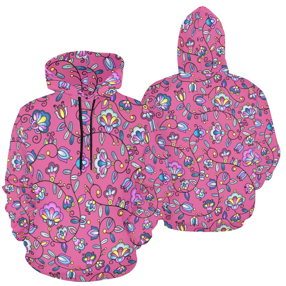 Autumn Bundle Blessing Pink Hoodie for Women (USA Size)