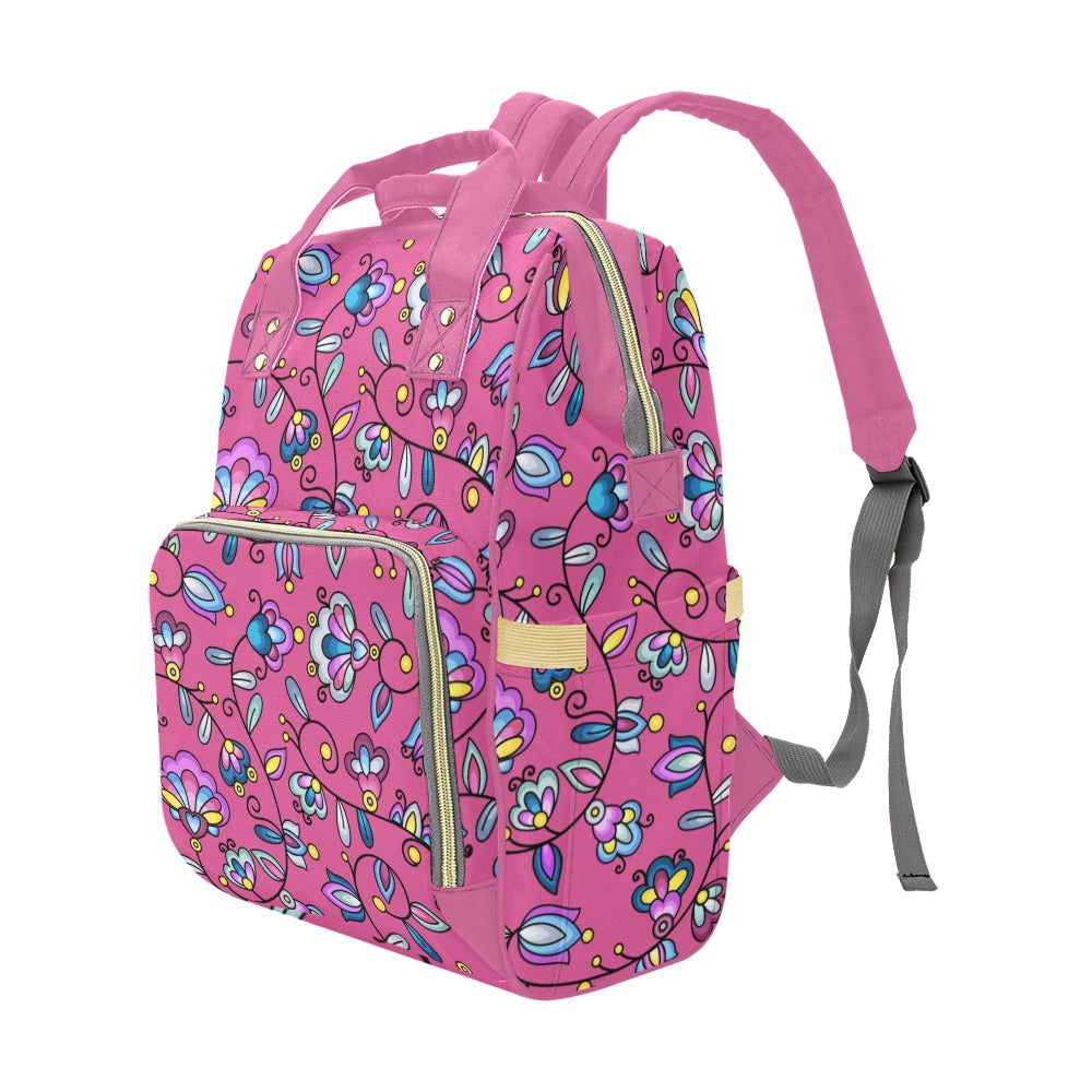 Autumn Bundle Blessing Pink Multi-Function Diaper Backpack/Diaper Bag