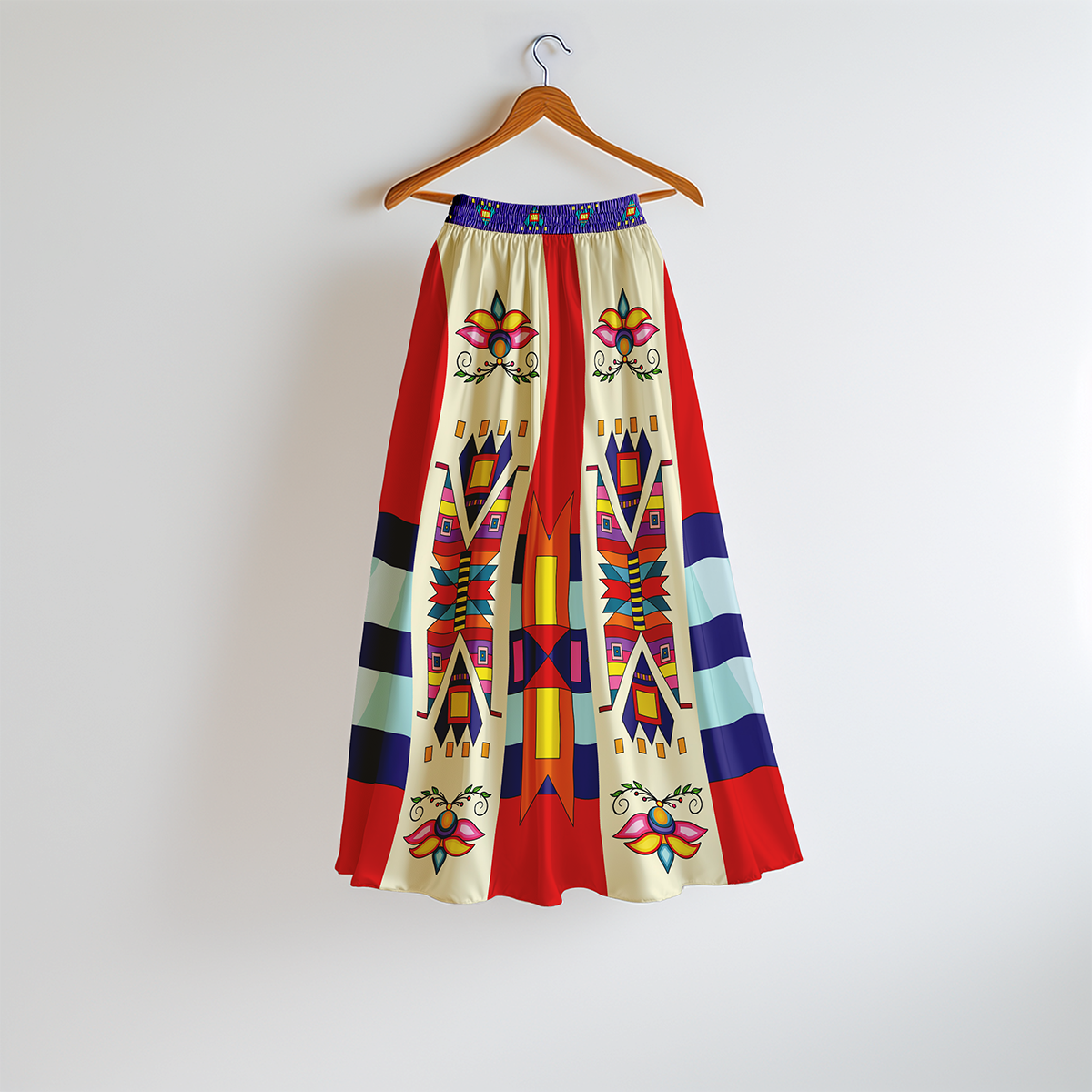 Echoes of the Lodge Red Skirt