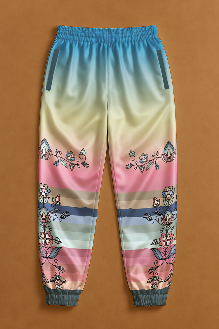 Frostfall Radiance Ribbon Jogger Pants