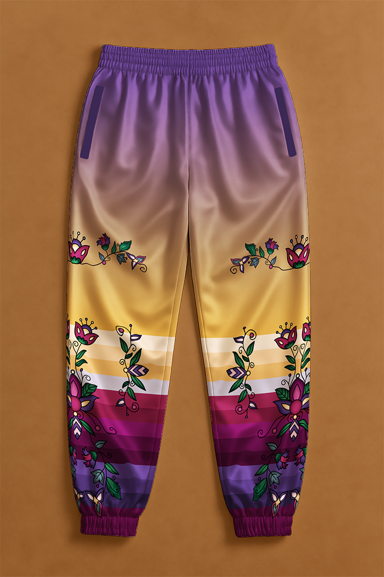 Winterberry Reverie Ribbon Jogger Pants