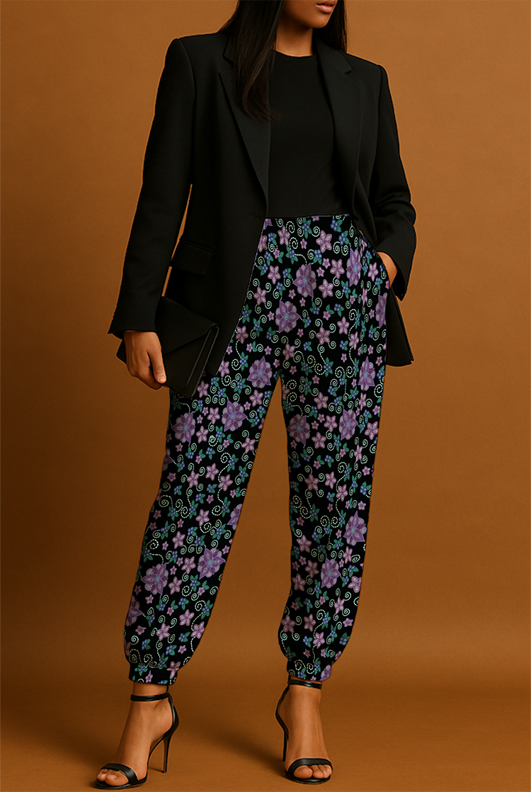 Berry Picking Ribbon Jogger Pants