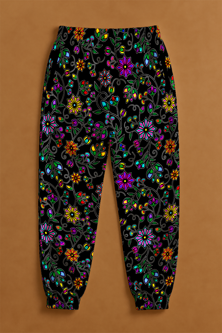 Prairie Paintbrush Black Ribbon Jogger Pants