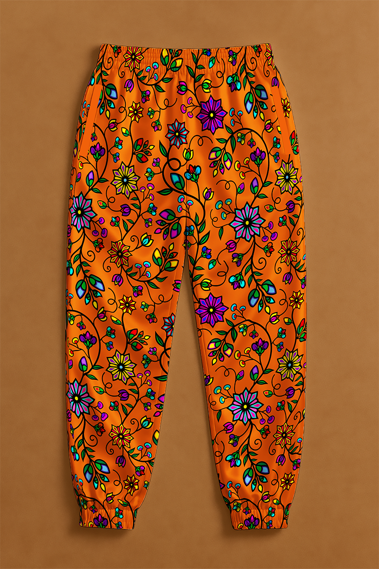 Prairie Paintbrush Orange Ribbon Jogger Pants