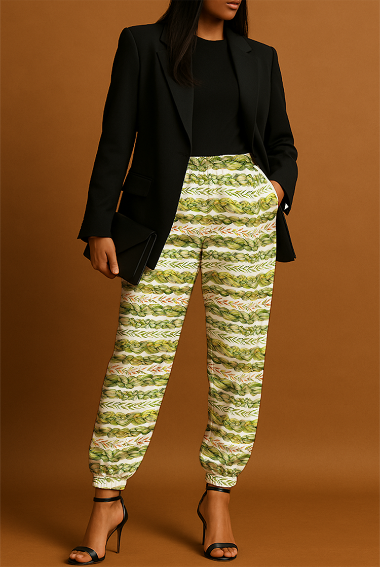 Sweet Grass Prayers Ribbon Jogger Pants