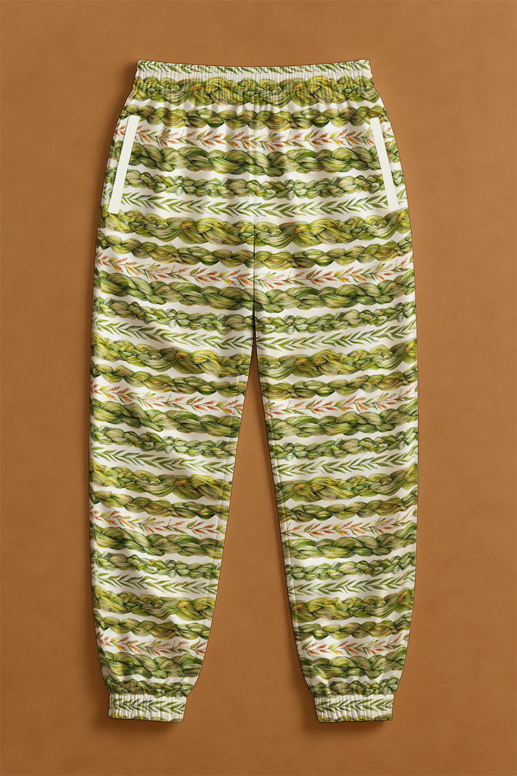 Sweet Grass Prayers Ribbon Jogger Pants