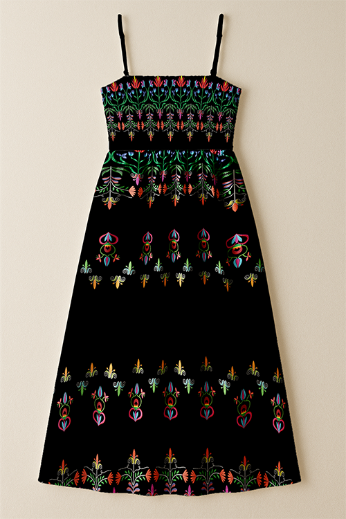 Metis Corn Mother Smock Top Dress