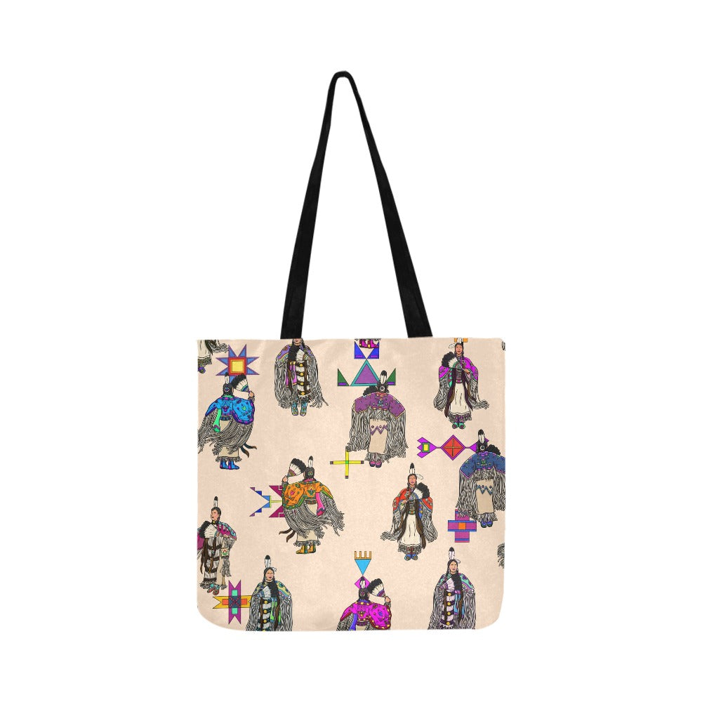 Women's Tradish Dancers Muslin Reusable Shopping Bag (Two sides)