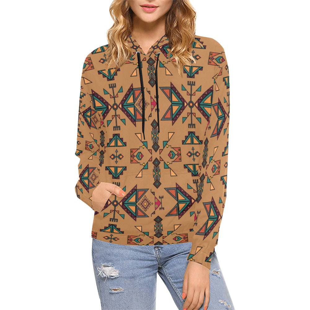 Arrow Dawn Brown Hoodie for Women (USA Size)