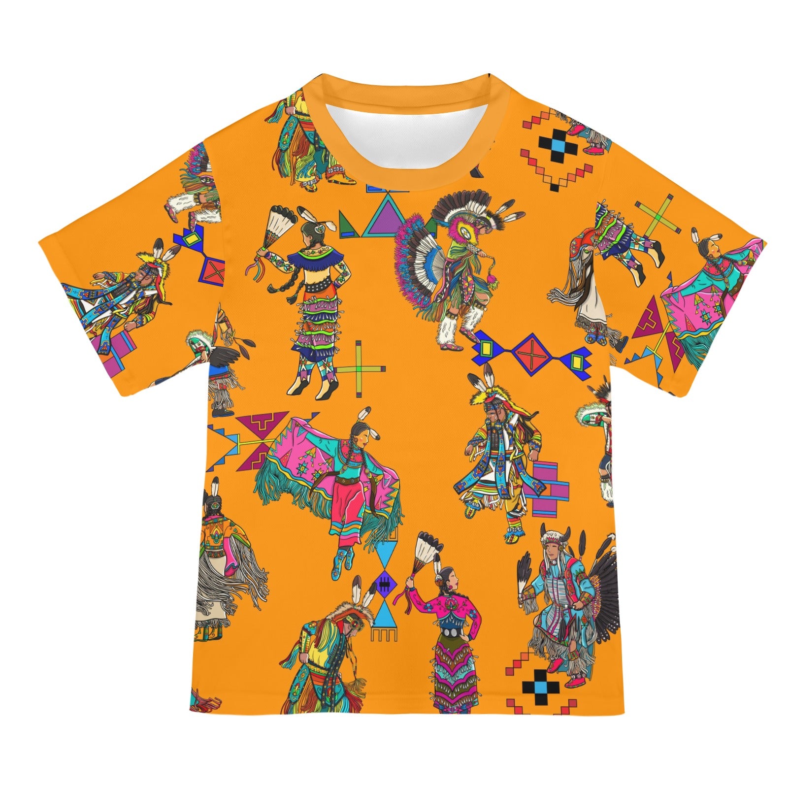 Grand Entry Dancers Orange T-shirt for Women