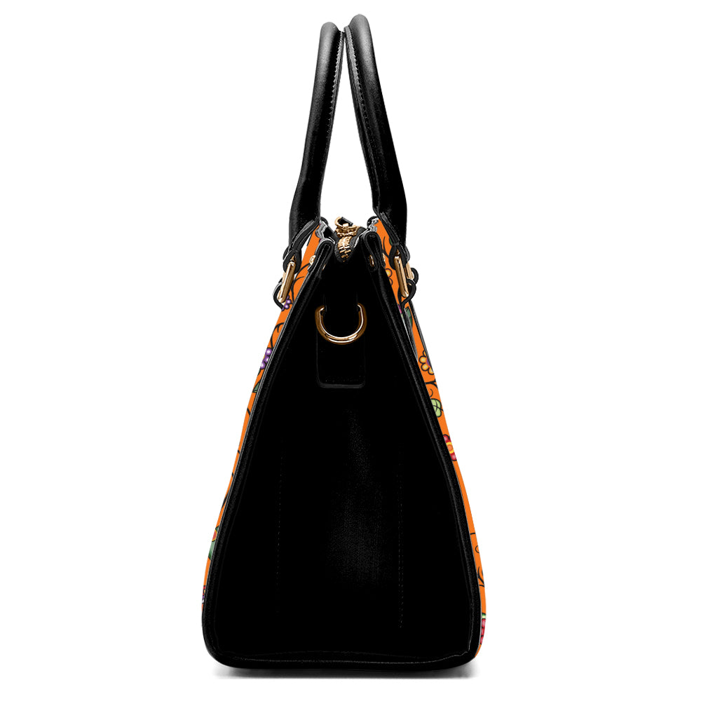 Heartbeat Petals ECM Orange Hand or Shoulder Bag