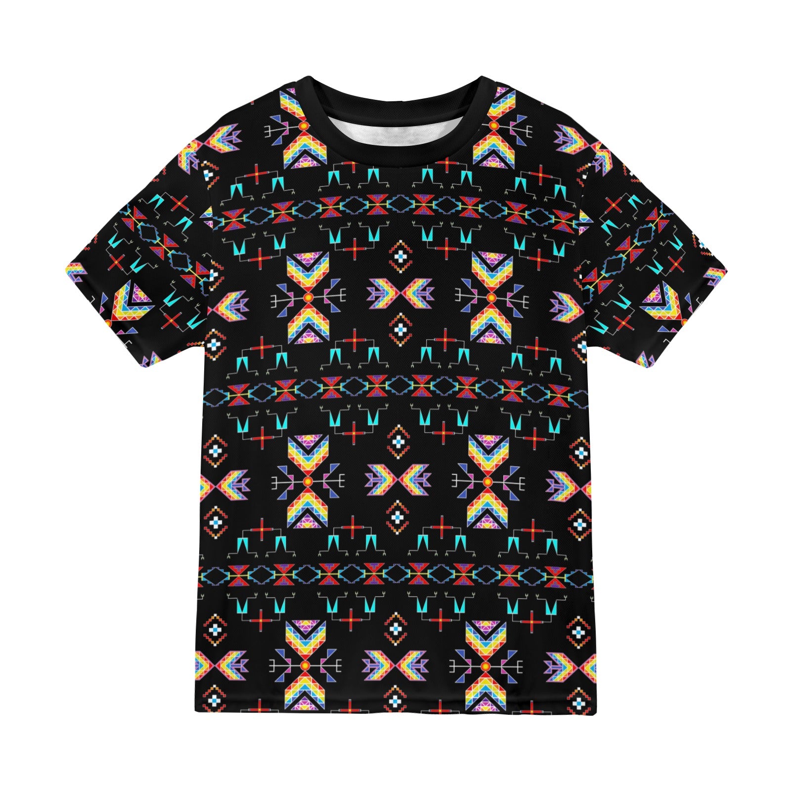 Rainy Chief Rainbow Black T-shirt for Men