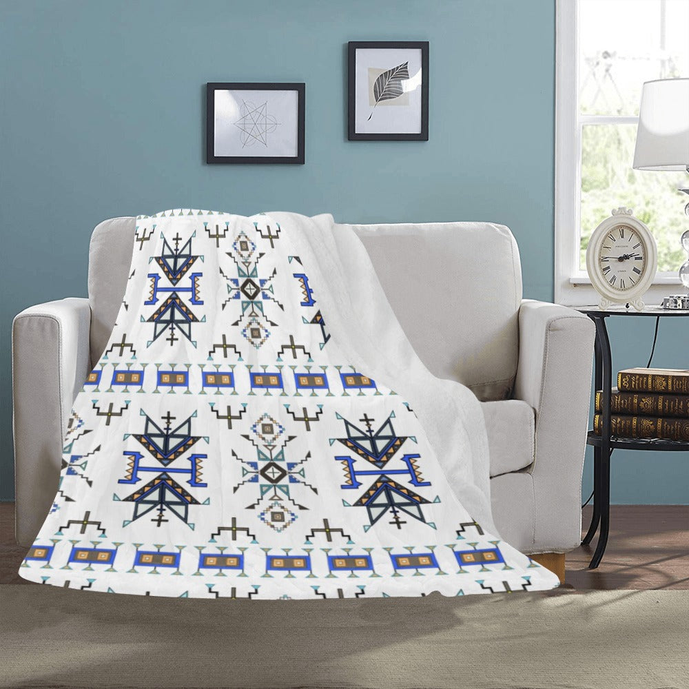 Eagle Strike White Ultra-Soft Micro Fleece Blanket 50"x60"