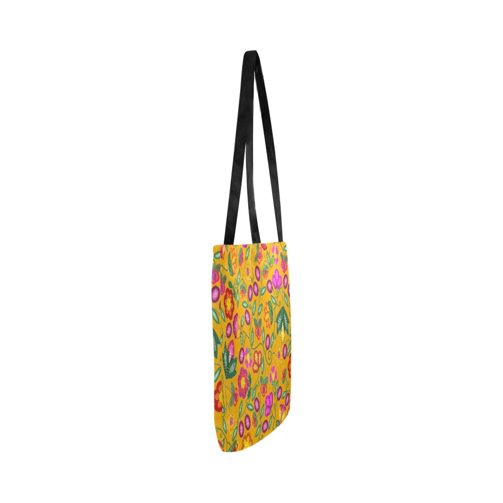 Boreal Bounty Yellow Reusable Shopping Bag (Two sides)
